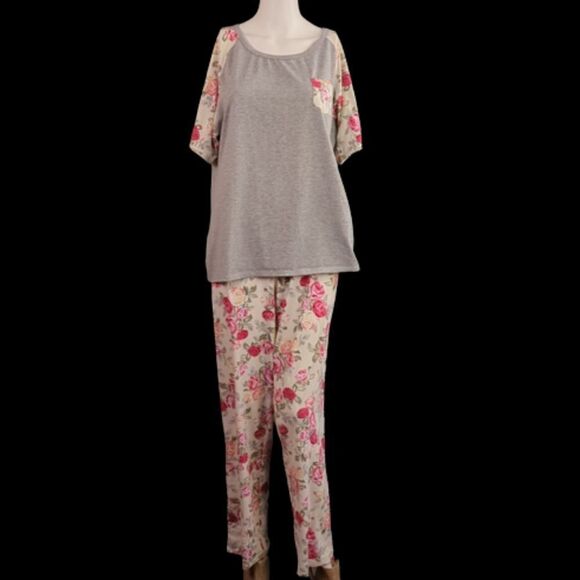 Flora Nikrooz Other - Flora by Flora Nikrooz Sleepwear, Tee Shirt Pajama Set For Kitty Rescue!